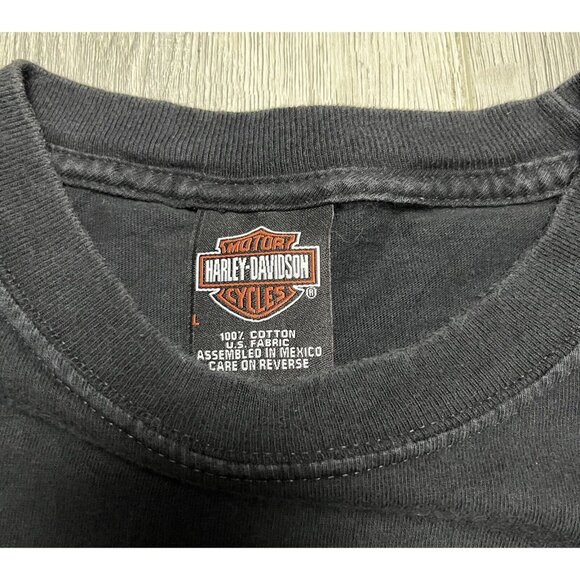 Harley Davidson Mother Road Route 66 Kingman Arizona T Shirt Mens Size Large - Picture 4 of 6